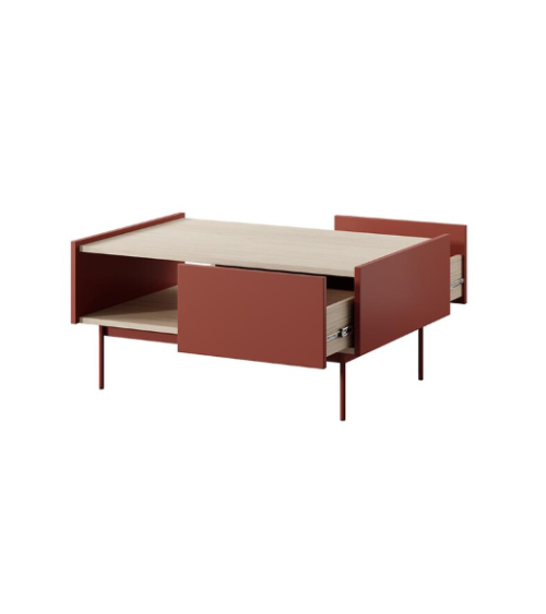 Ensemble meuble TV Couleur Céramique Rouge